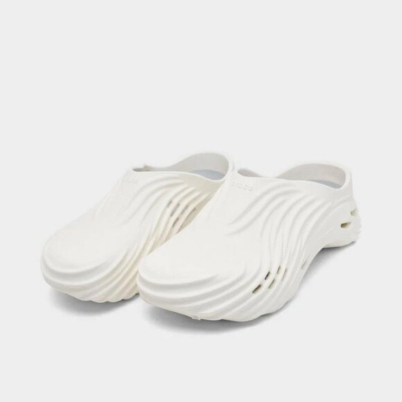 NEW CROCS Sizes M5/W7, M6/W8, M7/W9, M8/W10 Echo Wave Shoes - Chalk - Picture 2 of 6